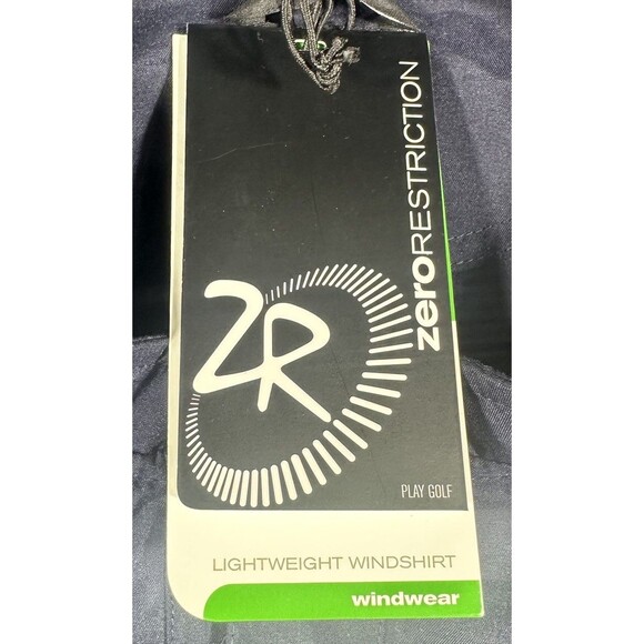 Zero Restriction Lightweight Windshirt Men’s M Golf Blue 1/4 Snap Jacket READ - Picture 9 of 13